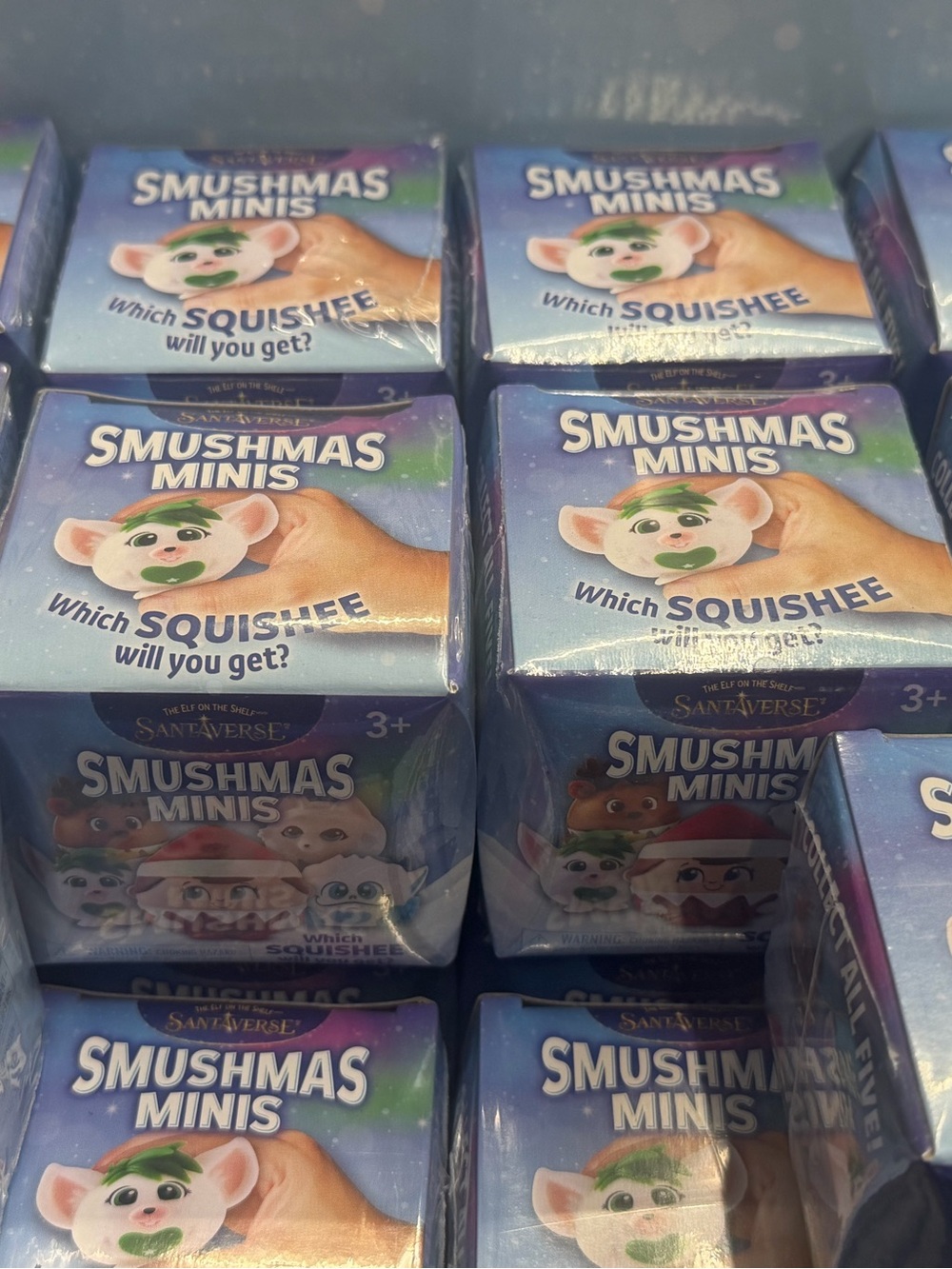 The Elf On The Shelf Santaverse Smushmas Minis Squishy, Lot of 2, Authentic-New